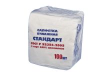 Салфетки  (СТАНДАРТ) 100л/20уп белая