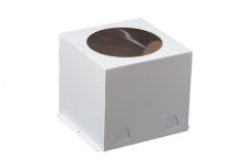 ОСК Короб для тортов с окном FG Window White 240х240х220 S (50шт)