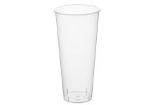 Стакан прозрачный (матовый) Bubble Cup ПП 650 мл.д.90мм.h170мм 20уп.по 10шт.(200шт) ВЗЛП (1022П)