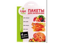 Пакет для запекания Лига-Пак 30*40 см (4 шт) 1/30 (зеленый)