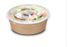 ОСК емкость круглая Round Bowl 1000 с плоской крышкой 154(128)х77мм (180шт)