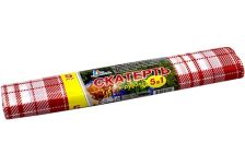 Скатерть 110*180 Клетка красная 5 шт. в рул. 25 рул в кор.Артпласт