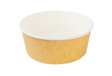 Короб бумажный Салат /d1-128x150,d2-150,h-60/ Крафт 750 мл (50/500шт) РМП