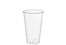 Стакан прозрачный (матовый) Bubble Cup ПП 455-500 мл.д.90мм.h135мм 20уп.по 20шт.(400шт) ВЗЛП (1021П)