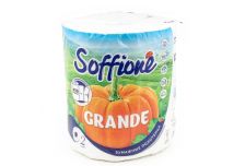 Полотенца бумажные Soffione Grande 2сл 225 л 55 м 100 % целлюлоза (Соффионе Гранде) 12 шт. в уп.