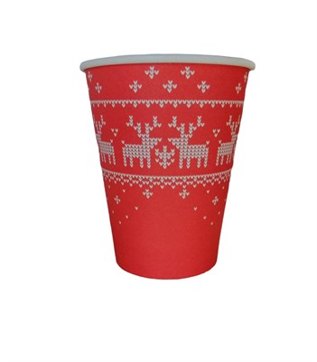 Бум стакан ПК 250 мл, "Новогодний" 50/1000шт НФ-00017801