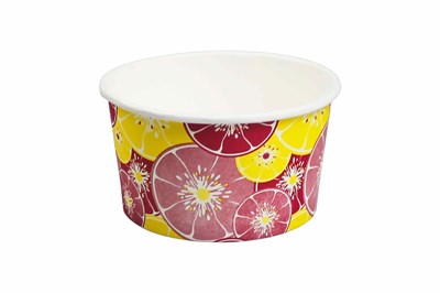 Бум креманка Виридо 0,180л  ХН Цитрус красный /d1-90,d2-73,h-50/ (16 уп*50 шт) (800 шт.) НФ-00023228