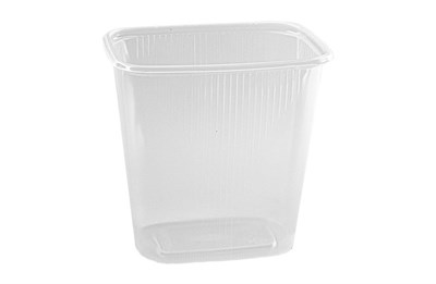 Контейнер прямоуг. 0,500л  Д-Полимер 108 * 82 * 106 /10уп*100шт/ (1000шт) 15110