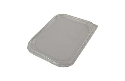 Крышка для алюмин. формы прямоуг. 250 мл 125х100мм 200 шт (1200) пластик 12252