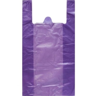 Пакет майка однотонная СИРЕНЕВАЯ 23х43 2,4 гр /60 уп х 100шт/  (+/- 10шт) (6000) НФ-00002753