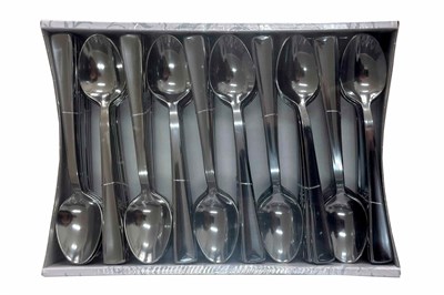 Ложка чайная ПС 130мм Металлизированная "Винтаж" (20упх100шт) (2000шт) компакт 11386