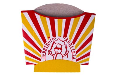 Короб-Стакан для картофеля фри ПапирРус малый Повар (1500шт) 14562