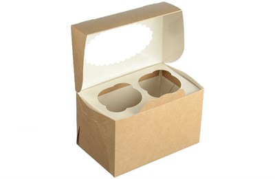 ДоЭко Короб под маффины ECO MUF (2шт) окно 160х100х100 (25/200шт) НФ-00022113