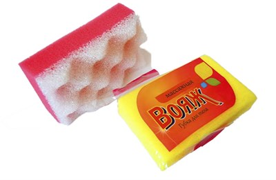 Губка для тела ВОЯЖ "Вояж-массажная" (140х90х50) (96уп) НФ-00024838