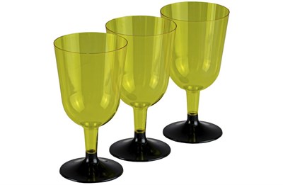 Бокал для Вина 200 мл жёлтый /54уп*6шт/ (324 шт) 8788