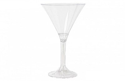 Бокал для Мартини прозрачный PS 0,160 мл  высокая ножка ВЗЛП (100шт) 10757