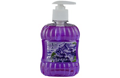Мыло жидкое 315мл. ВЕСТА с дозатором Сирень (15шт/кор) Алва 6816