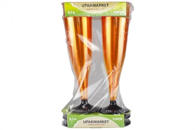 Миксы Бокал для шампанского флюте 100 мл. (20 Наборов по 6 шт.) 8413