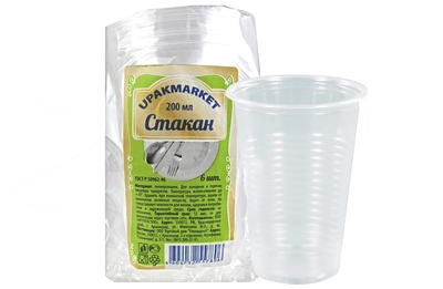 Миксы Стакан 0,200  6шт (150) шт/кор 1708
