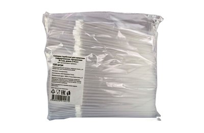 Трубочки для коктейля  5х125 прозрачные MINI /50упх400шт/ (20000) 13374