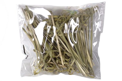 Пика "Узелок" 9см   бамбук зеленый /100шт/  LINGER (40уп) 19067