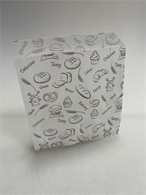 Бумажный пакет - уголок 150 х 170 "Выпечка" 100/3000 Пак Велл НФ-00014035