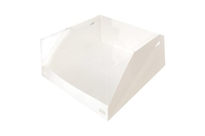 ОСК Короб для тортов с окном FG Slide Dom 225х225х100 (50шт) 19548