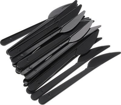 Нож черный 173,5 мм ПП  (20упх50шт.) (1000шт) компакт ВЗЛП (4031Ч)  НФ-00015627