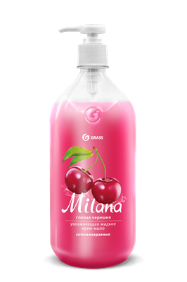 Крем-мыло Милана жидкое Спелая черешня 1000 мл 1/6 НФ-00016382