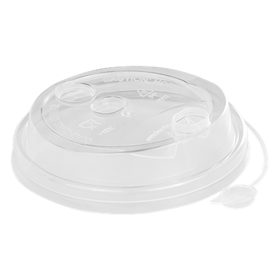 Крышка для стак.Покров д.90мм (0,300-0,500л) прозрачная ГЛЯНЕЦ (20уп х50шт)  (1000шт) ВЗЛП (3001П) НФ-00016926