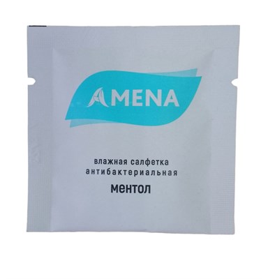 Салфетка влажная в индив. упаковке 135x135 Амена Ментол (1000 шт) НФ-00017138