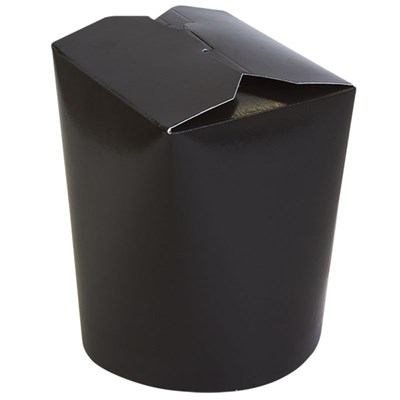 Короб бумажный для лапши China Pack (Чина Пак) /d1-85x105,d2-90,h-97/ Черный 450мл 50/500 КП НФ-00017783