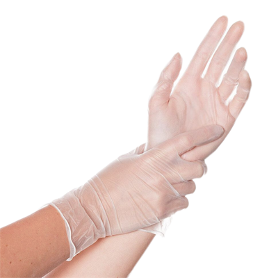 Перчатки Прозрачные Wally Винил 100 шт размер L 1/10 (ДД) НФ-00018844