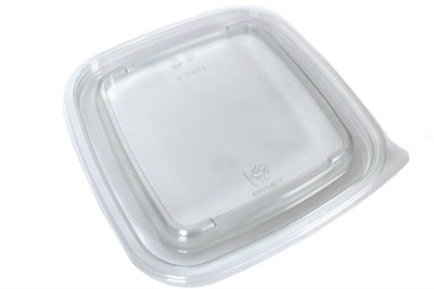 Крышка к контейнеру  Юпласт ЮпК-1616  "Кубик" 160*160*13,8  /9уп*50шт/ (450шт) ПЭТ 18189