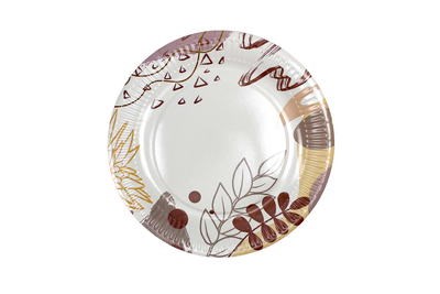 Бум тарелка Папирус д.180мм Абстракция розовая /14уп * 50шт/ (700шт) 22500