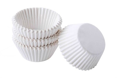 Форма бумажная Тарталетка круг 55х43мм белая /5х1000/5000шт ТБФ 22950