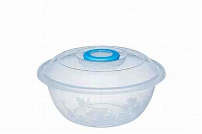 Таз с крышкой 4л. мерный Изобилие прозрачный НФ-00020481