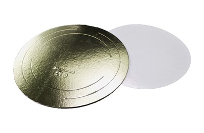 Подложка картонная 3мм д400мм золото/жемчуг (10шт) 23706