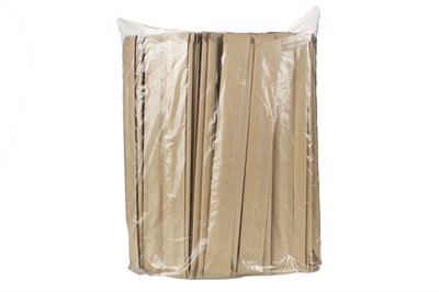 Палочки для еды в индив. бум. упаковке КРАФТ 23см (20уп х 100шт) ЛП НФ-00023322