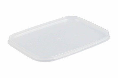 Крышка к банке прямоугольной ВЗЛП  200/280/500мл прозрачная 91х120мм (540шт) 24521