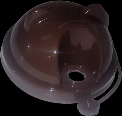 Крышка купольная САТ с ушками Коричневая СМАРТ d.90 45/900 шт НФ-00024373