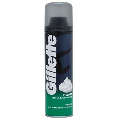 Пена для бритья Gillete (Джиллет) 200гр Ментол НФ-00024748