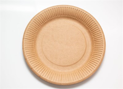 Набор "Тарелка бумажная 180 КРАФТ (10 шт)" АРЧ  1/100 НФ-00025109
