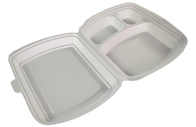 Ланч бокс LB-3 БЕЛЫЙ   /248*204*60/   РЗУП   (100шт)  9179