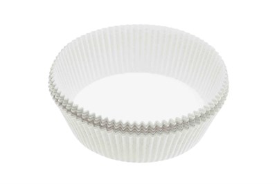 Форма бумажная Тарталетка круг 30х15мм белая 40гр /10х1000/10000шт ТБФ 23180