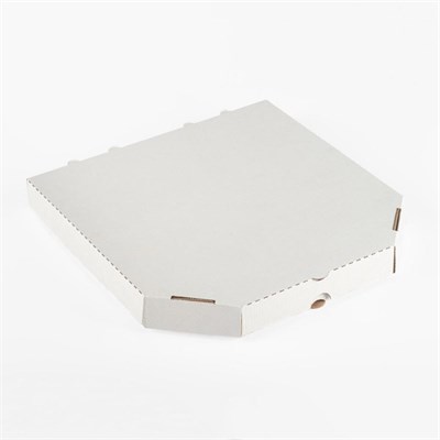 Короб для пиццы цельный гофрокартон  R310*310 БЕЛАЯ без печати 50 шт УП НФ-00015869