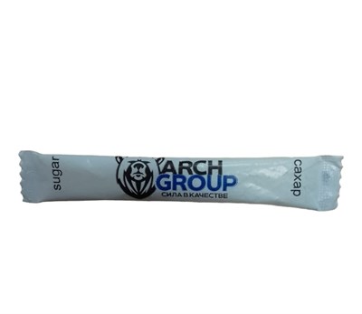 Сахар порционный ARCH GROUP(АРЧ ГРУПП) в бум.упаковке 5 гр (10 кг/2000 стиков) НФ-00018514