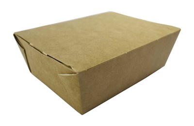 Бумажный ланч бокс LUNCH M 150х115х50 (50/450шт) ПАКТОН НФ-00021348