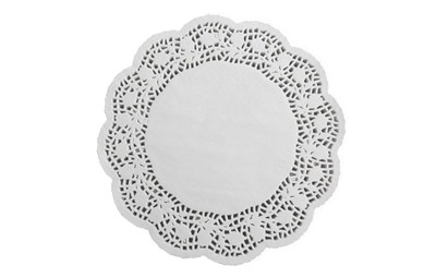 Салфетки кругл. d=12 см ажурная (20упх250шт) Горница/Авиора 3954
