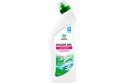 БХ GraSS Средство щелочное Digger-gel (Диггер-гель) для прочистки канализ.труб 750мл 1/12 125181 НФ-00025937